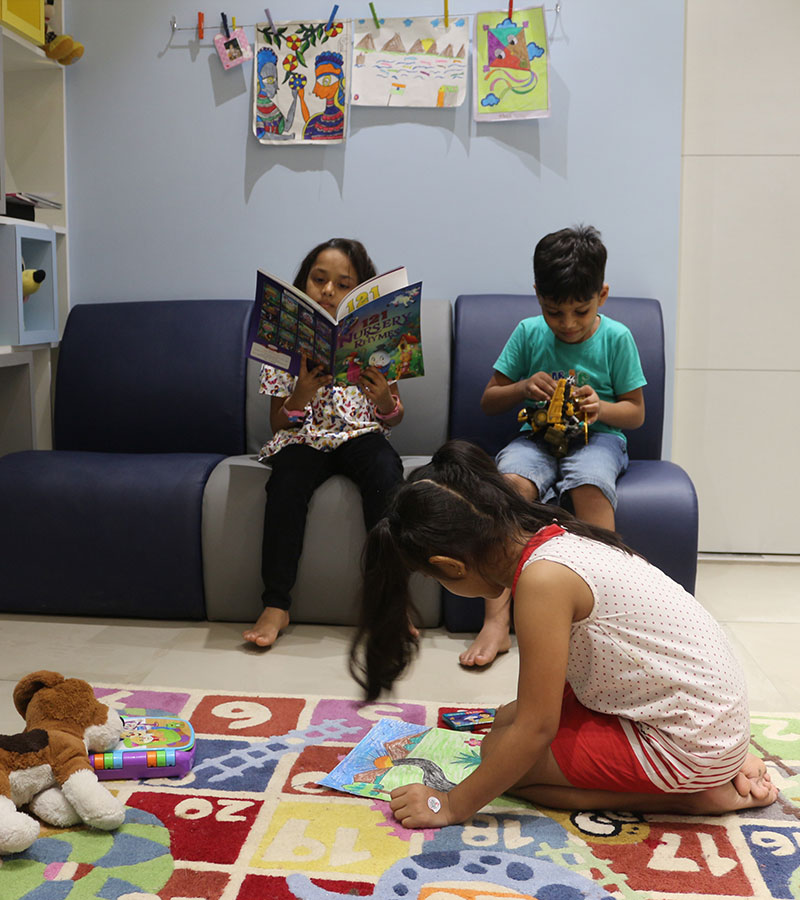 Reading & play area